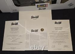 Steiff Teddy Bear and Revell 1/18 Scale Car Goggomobil T250 Polizei Rare Item