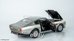 Stirling Scale 118 Aston Martin V8 Vantage 1986 (X-Pack) Birch Silver Meta