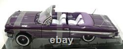 Sun Star 1/18 Scale 2111 1961 Chevrolet Impala Lowrider Open Convertible Purple