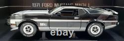 Sun Star 1/18 Scale 3639 1971 Ford Mustang Mach 1 Black/Silver