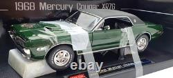 Sun Star 1/18 Scale Diecast 1575 1968 Mercury Cougar XR7G Dark Green