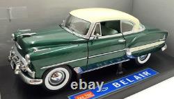 Sun Star 1/18 Scale Diecast 1602 1953 Chevrolet Bel Air Green/Cream