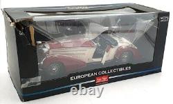 Sun Star 1/18 Scale Diecast 2406 1939 Horch 855 Roadster Red/White