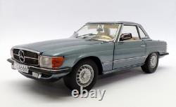 Sun Star 1/18 Scale Model Car 4666 Mercedes Benz 350 SL Blue Grey