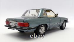 Sun Star 1/18 Scale Model Car 4666 Mercedes Benz 350 SL Blue Grey