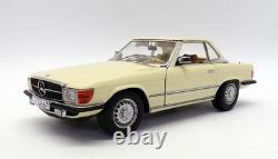 Sun Star 1/18 Scale Model Car 4667 Mercedes Benz 350 SL Ivory
