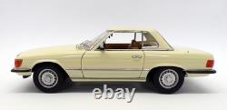 Sun Star 1/18 Scale Model Car 4667 Mercedes Benz 350 SL Ivory