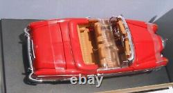 Sun Star 1958 Mercedes Benz 220 SE 118 scale diecast model BNIB Red