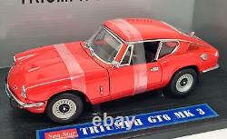 Sunstar 1/18 Triumph GT6 MK3 Pimiento Red 1058 Diecast Scale Model Car