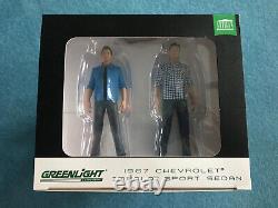 Supernatural 1967 Chevy Impala Green Light Edition 1/18 scale with Sam & Dean