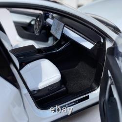 TESLA 118 Scale Model Y White Diecast Car Official Dealer Edition New Boxed