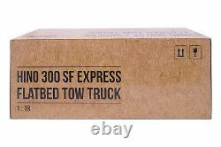 TINY 1/18 Scale HINO 300 Flatbed Tow Truck Lorry SF Express Diecast Model