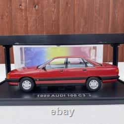 TRIPLE 9 Audi 100 (C3) 1989 Tornado Red T9-1800351 Scale 118 New