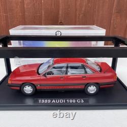 TRIPLE 9 Audi 100 (C3) 1989 Tornado Red T9-1800351 Scale 118 New