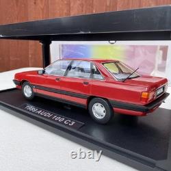 TRIPLE 9 Audi 100 (C3) 1989 Tornado Red T9-1800351 Scale 118 New
