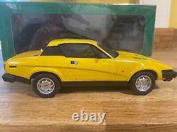 TRIUMPH TR7 Coupe in Inca yellow Cult Scale 118