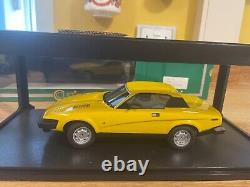 TRIUMPH TR7 Coupe in Inca yellow Cult Scale 118