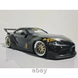 TSM, Pandem Toyota GR Supra 2020, Black, 1/18 scale, real rubber tyres, licensed