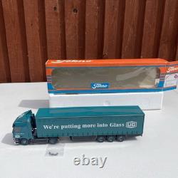Tekno 150 Scale Mercedes-benz Actros United Glass Truck With Trailer Boxed