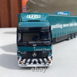 Tekno 150 Scale Mercedes-benz Actros United Glass Truck With Trailer Boxed