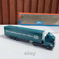 Tekno 150 Scale Mercedes-benz Actros United Glass Truck With Trailer Boxed