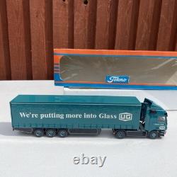 Tekno 150 Scale Mercedes-benz Actros United Glass Truck With Trailer Boxed