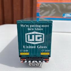 Tekno 150 Scale Mercedes-benz Actros United Glass Truck With Trailer Boxed