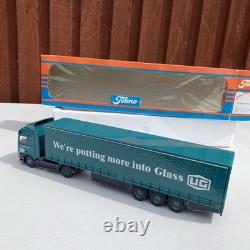 Tekno 150 Scale Mercedes-benz Actros United Glass Truck With Trailer Boxed