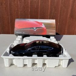 Tesla Model S P100D 118 Scale Diecast Model Car Black New In Box