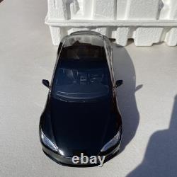 Tesla Model S P100D 118 Scale Diecast Model Car Black New In Box