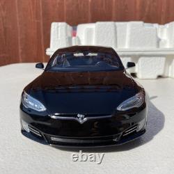 Tesla Model S P100D 118 Scale Diecast Model Car Black New In Box