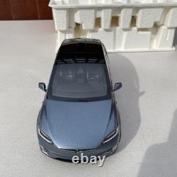 Tesla Model x P100D Metallic Grey 1/18 Scale Diecast Model Dealer Edition New
