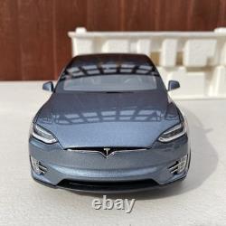 Tesla Model x P100D Metallic Grey 1/18 Scale Diecast Model Dealer Edition New