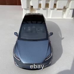 Tesla Model x P100D Metallic Grey 1/18 Scale Diecast Model Dealer Edition New