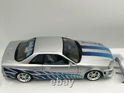 The Fast and the Furious Brian's 1999 Nissan Skyline GT-R (R34) 118 scale