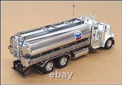 Tonkin 1/53 Scale TK02 Peterbilt Tanker Truck & Trailer Chevron White/Silver