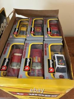 Trade Box of 24 Burago 1/43 Scale Model Cars In Original Boxes See Photos
