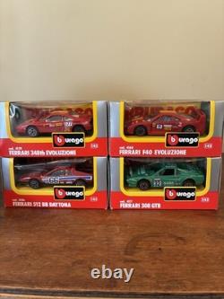 Trade Box of 24 Burago 1/43 Scale Model Cars In Original Boxes See Photos