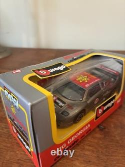Trade Box of 24 Burago 1/43 Scale Model Cars In Original Boxes See Photos