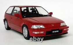 Triple9 1/18 Scale 1800105 Honda Civic EF-9 SiR 1990 Red Model Car