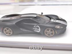 True Scale Minitaures Ford Gt Matt Black 1/43 Scale Model Car Tsm430136