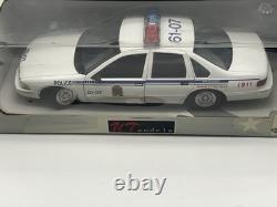 UT Models 118 Scale 1996 Chevrolet Caprice Broasard Police Car Quebec, Canada