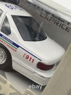 UT Models 118 Scale 1996 Chevrolet Caprice Broasard Police Car Quebec, Canada