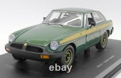 Universal Hobbies 1/18 Scale Diecast 4458 MG MGB GT Jubilee Edition Green/Gold