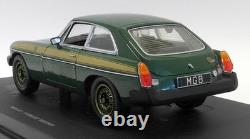 Universal Hobbies 1/18 Scale Diecast 4458 MG MGB GT Jubilee Edition Green/Gold