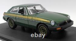 Universal Hobbies 1/18 Scale Diecast 4458 MG MGB GT Jubilee Edition Green/Gold