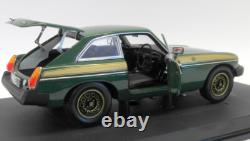 Universal Hobbies 1/18 Scale Diecast 4458 MG MGB GT Jubilee Edition Green/Gold