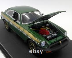 Universal Hobbies 1/18 Scale Diecast 4458 MG MGB GT Jubilee Edition Green/Gold