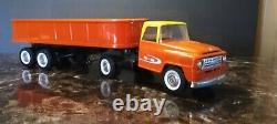 Vintage 1973 Tru-Scale International Harvester Semi Truck & Dump Trailer VGC