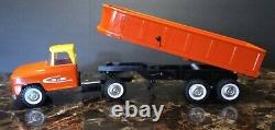 Vintage 1973 Tru-Scale International Harvester Semi Truck & Dump Trailer VGC